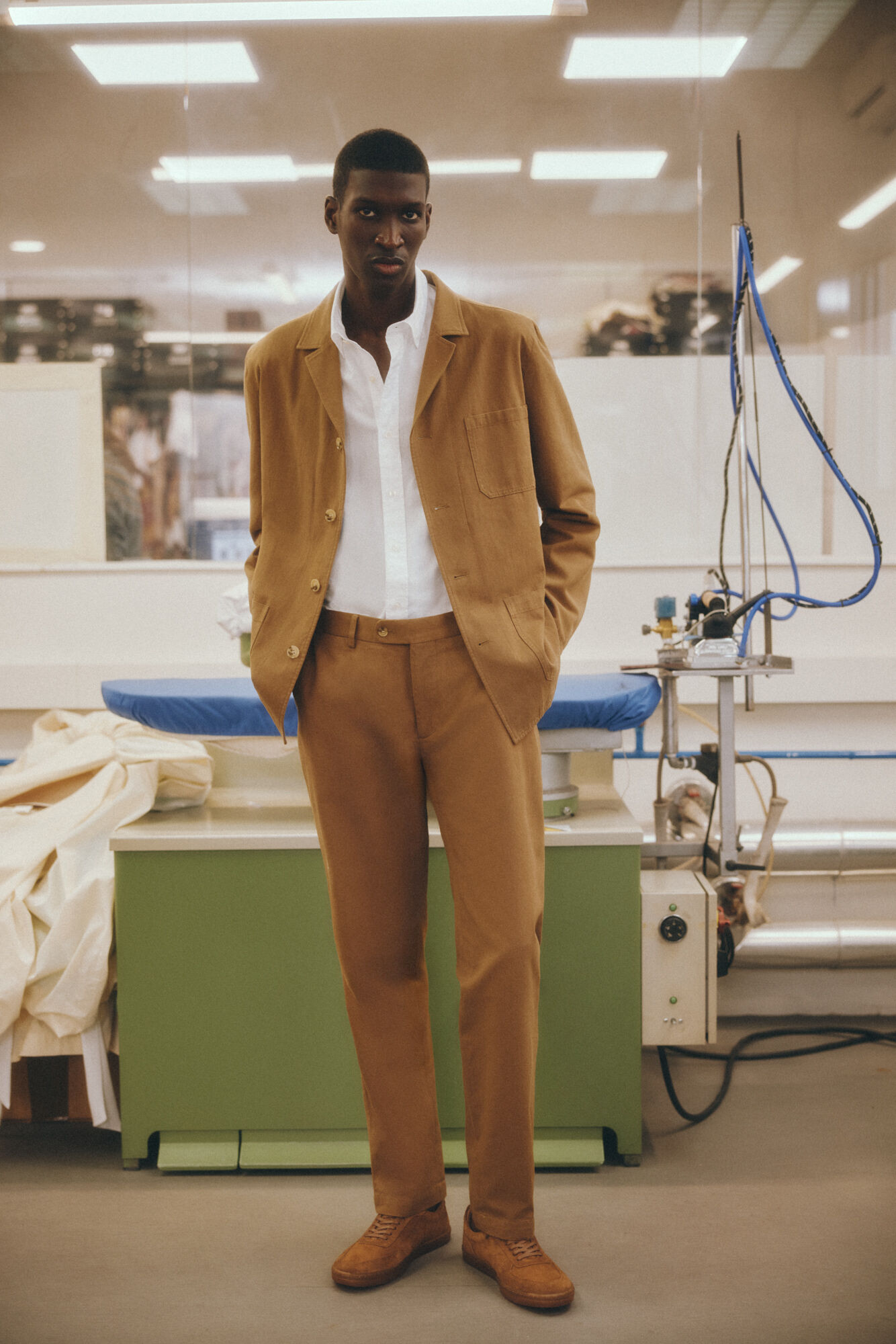 Fato completo com casaco e cal&ccedil;as