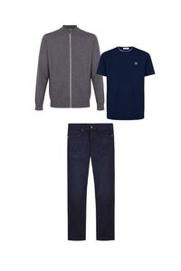 Tip, jeans and cardigan set