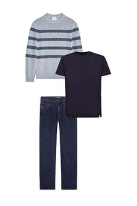 Jeans, pocket and jumper set