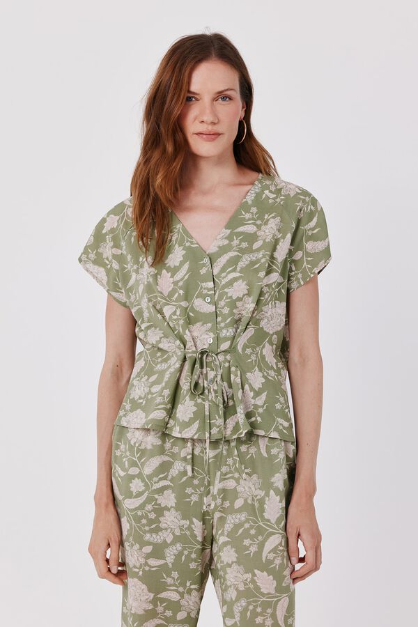 Blouse and trousers set
