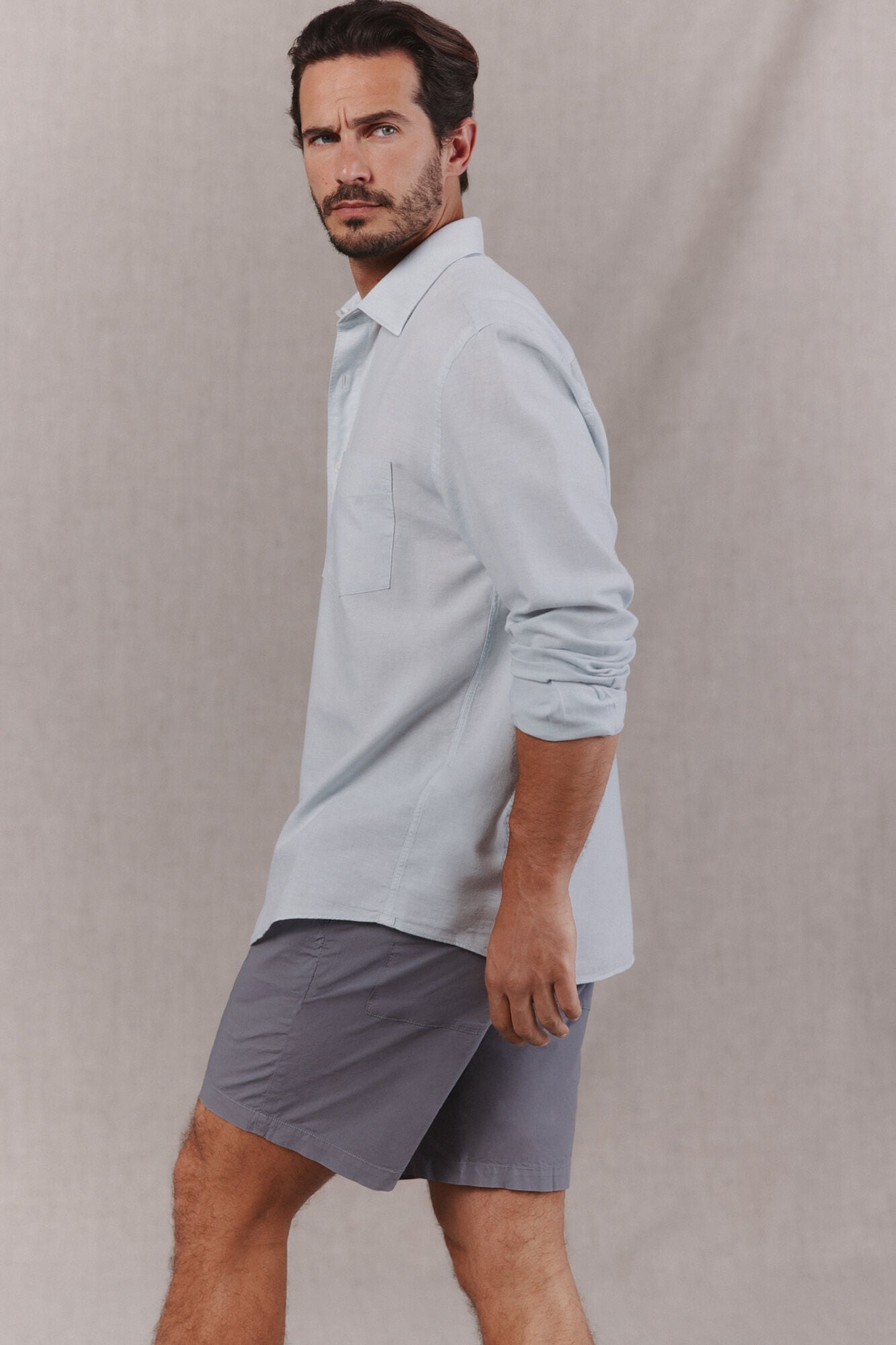 Conjunto de bermuda e camisa
