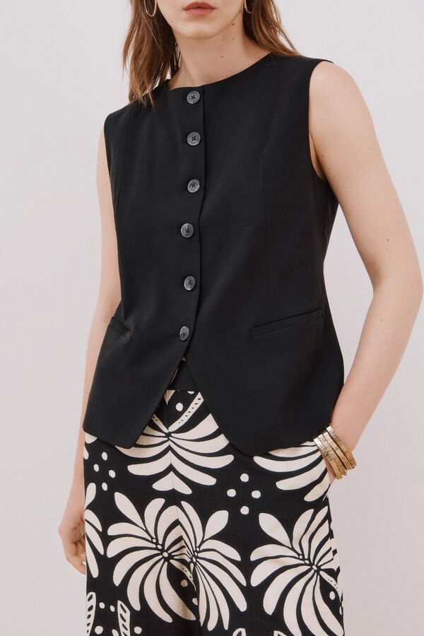 Skirt and vest set