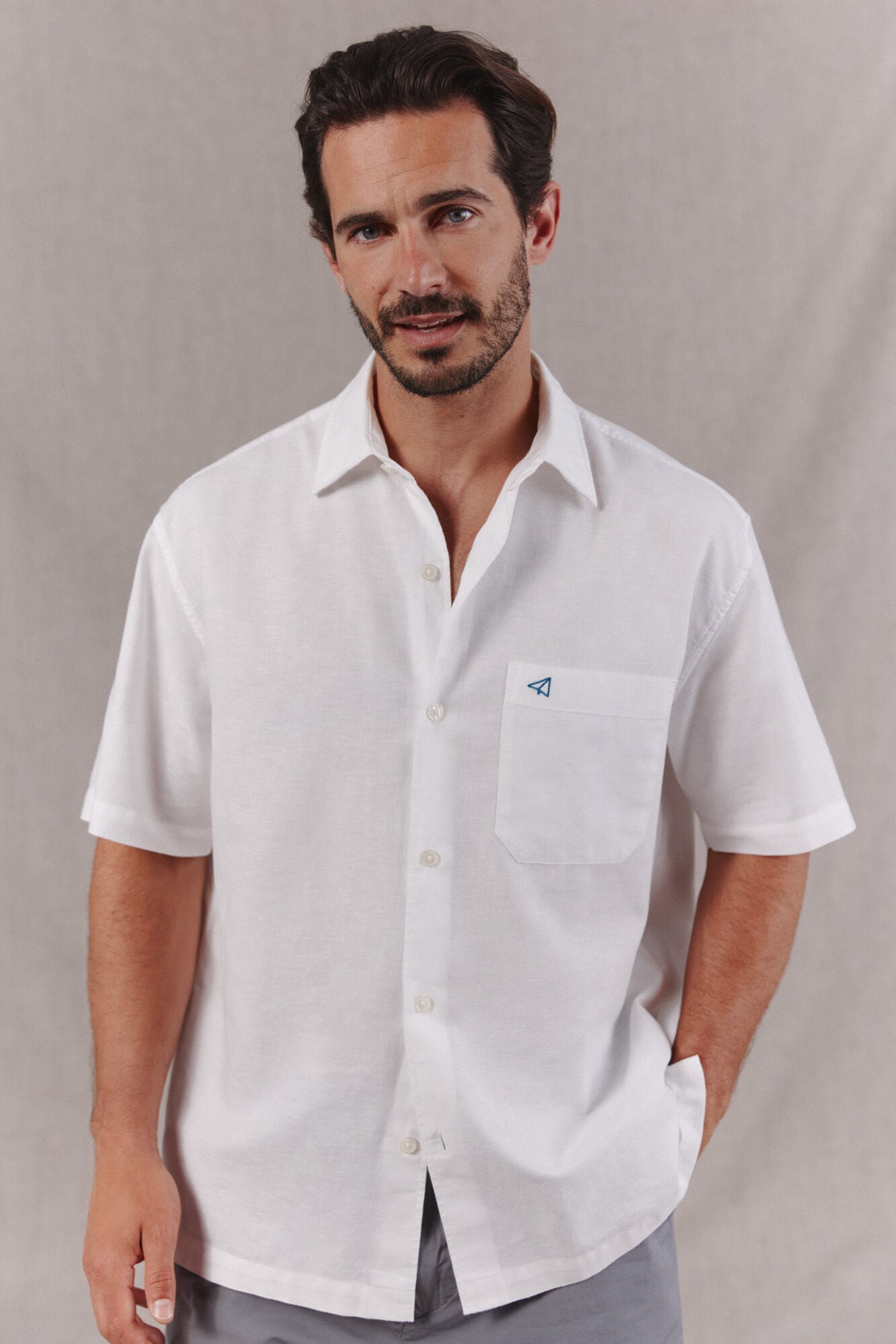 Conjunto de bermuda e camisa