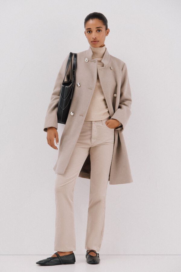 Trousers, buttons and jumper set