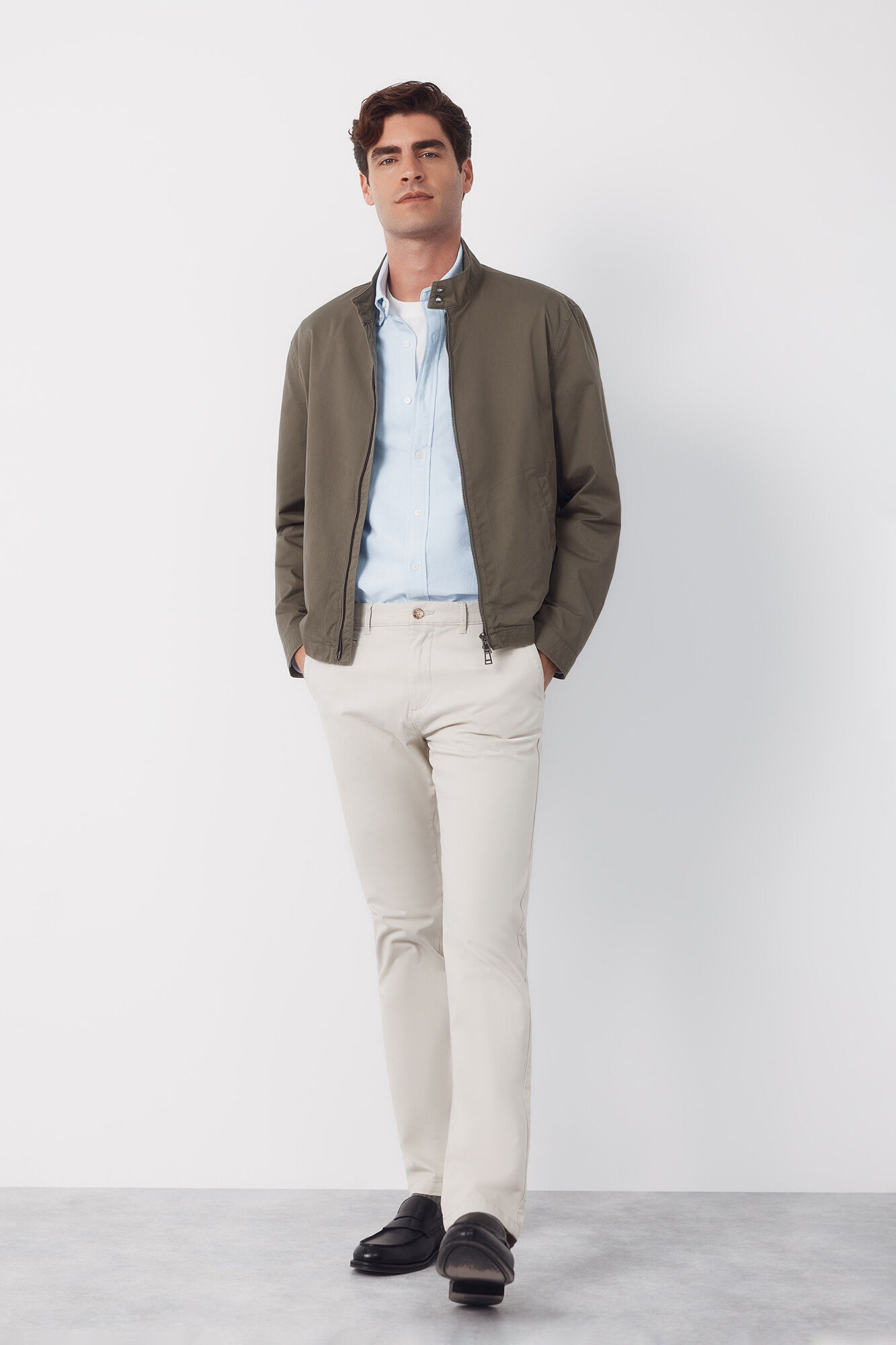 Jacket, shirt and chinos set
