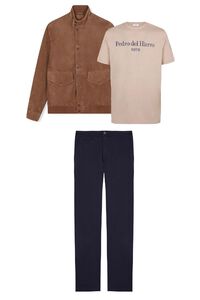 Chinos, t-shirt and jacket set