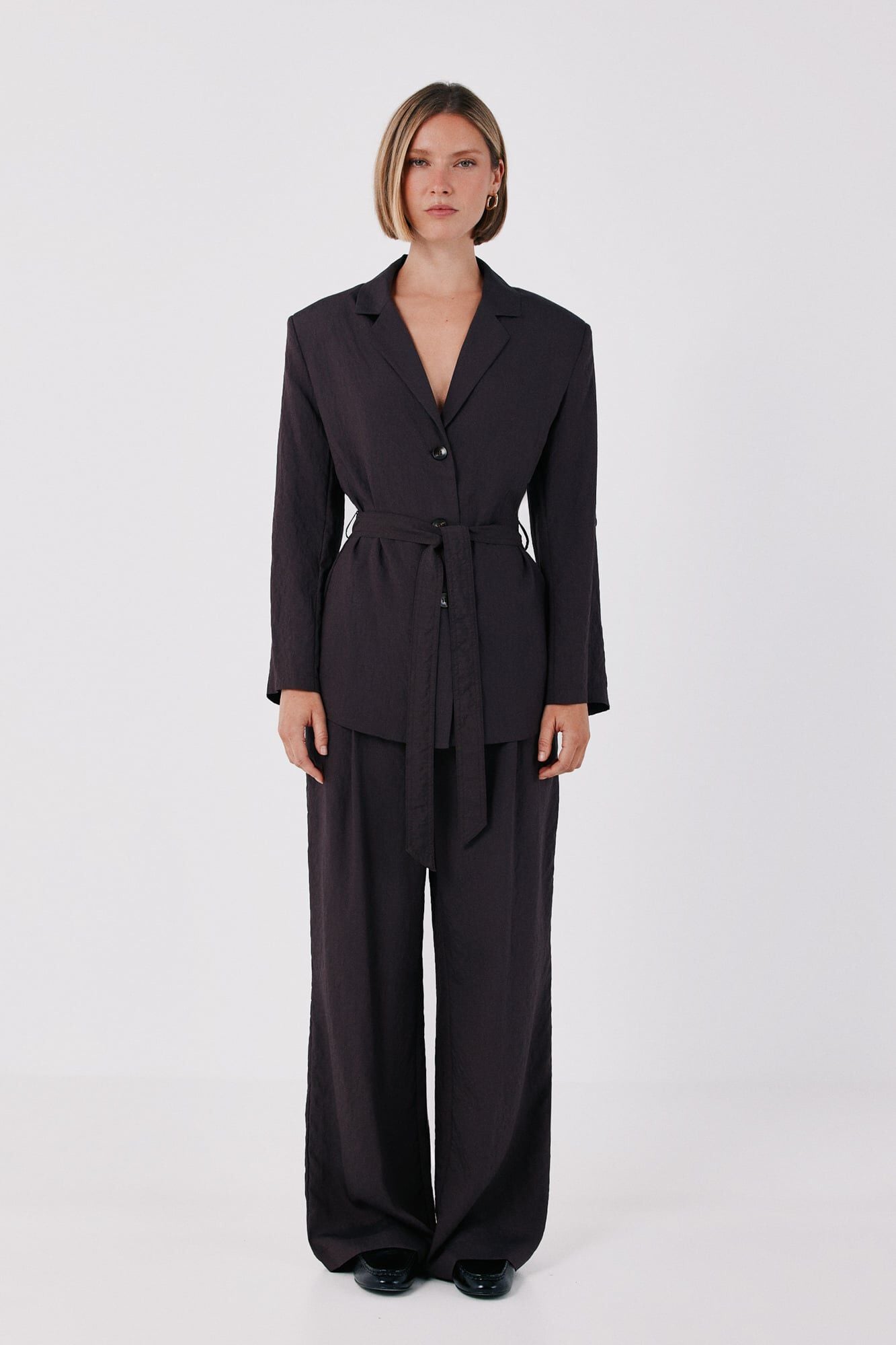 Trousers and blazer set
