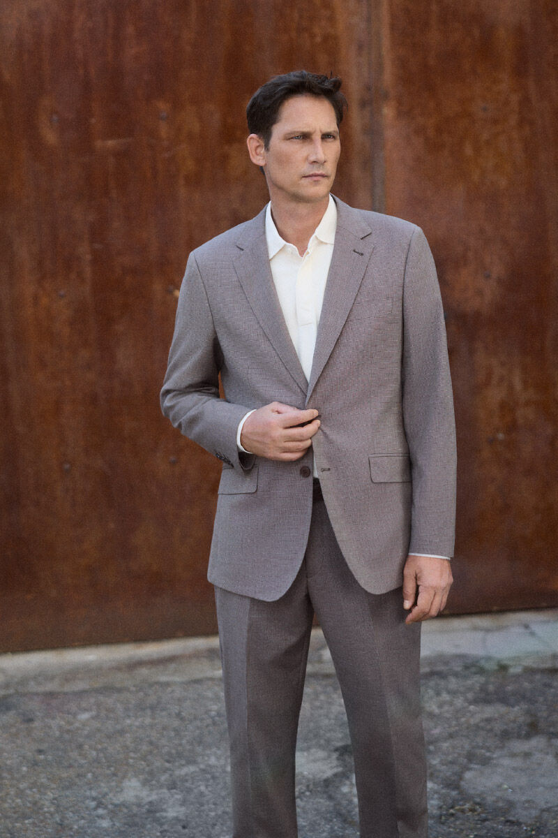 Trousers and blazer set
