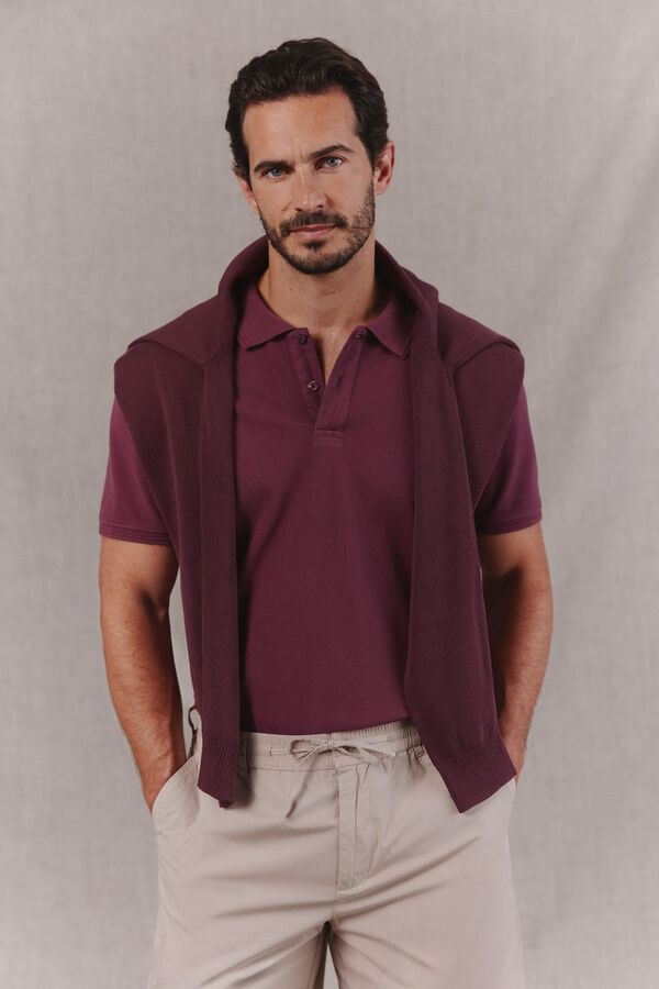 Conjunto de bermuda e polo