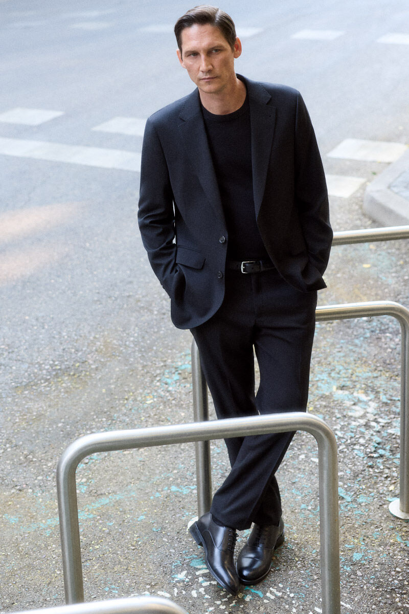 Trousers and blazer set