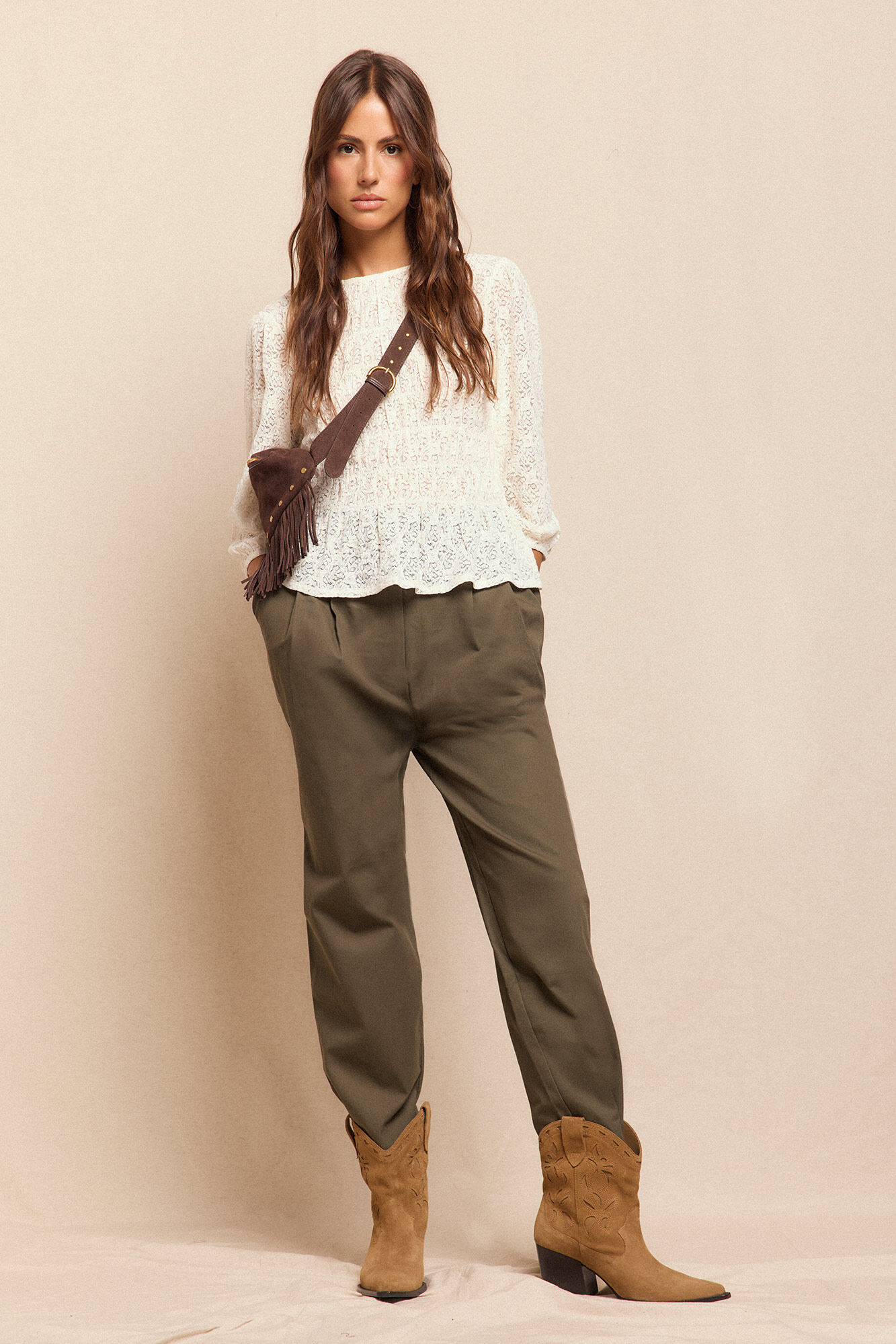 Conjunto de top y pantal&oacute;n