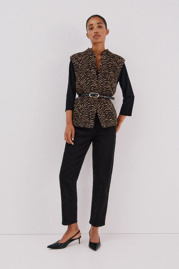 Jeans, vest and shirt set