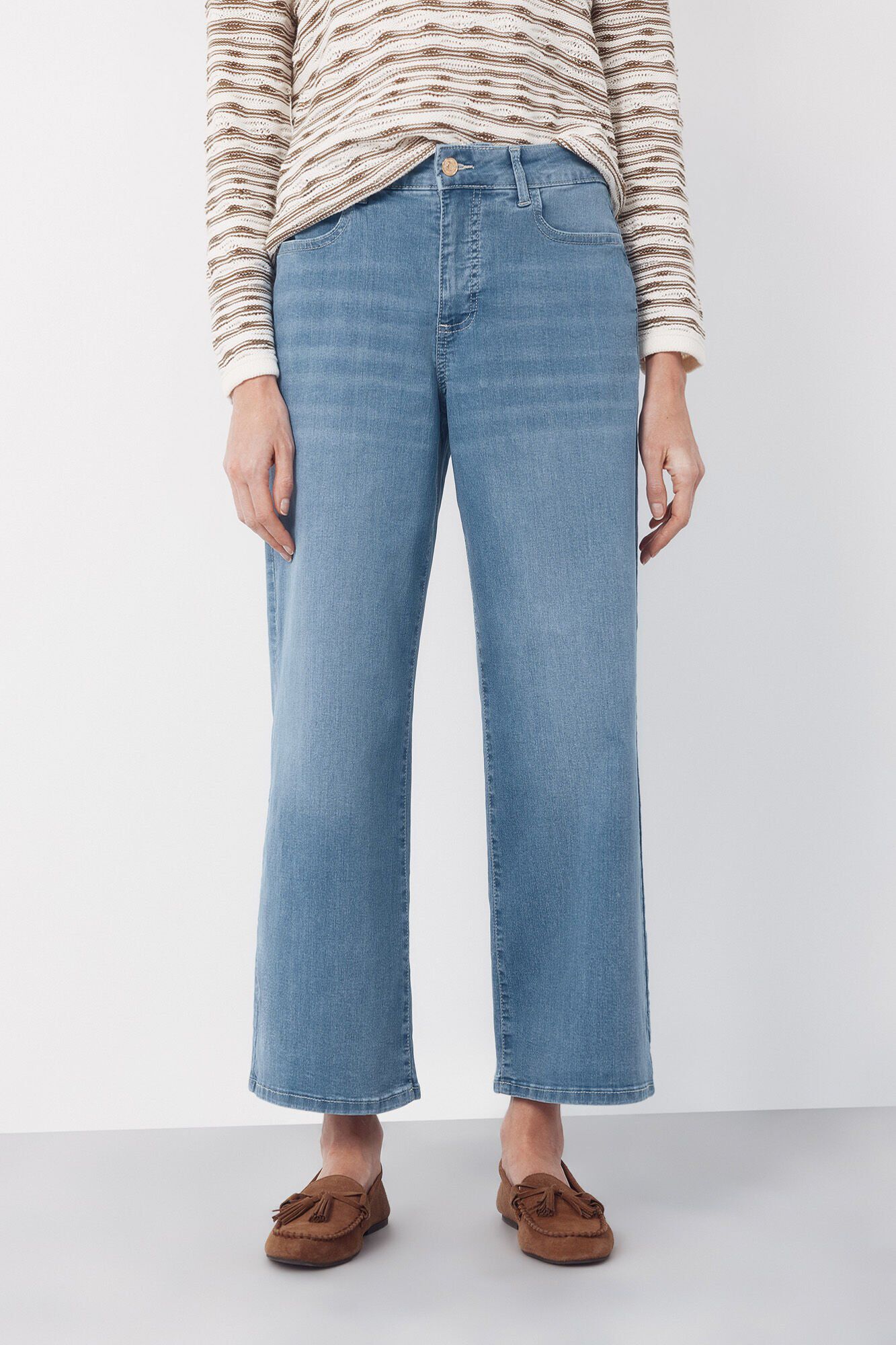 Jeans, knot and shirt set