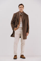 Coat, gilet and chinos set