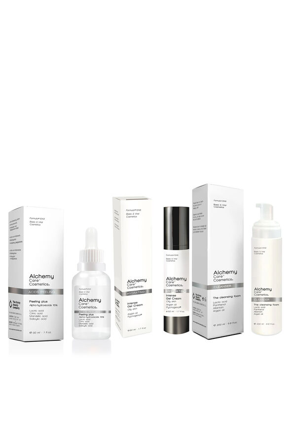 Conjunto de limpiador, crema y s&eacute;rum