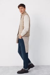 Jeans, jersey-knit and gilet set