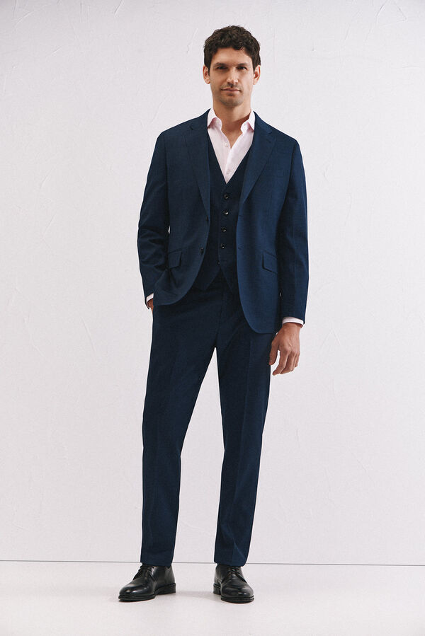 Waistcoat, trousers and blazer set