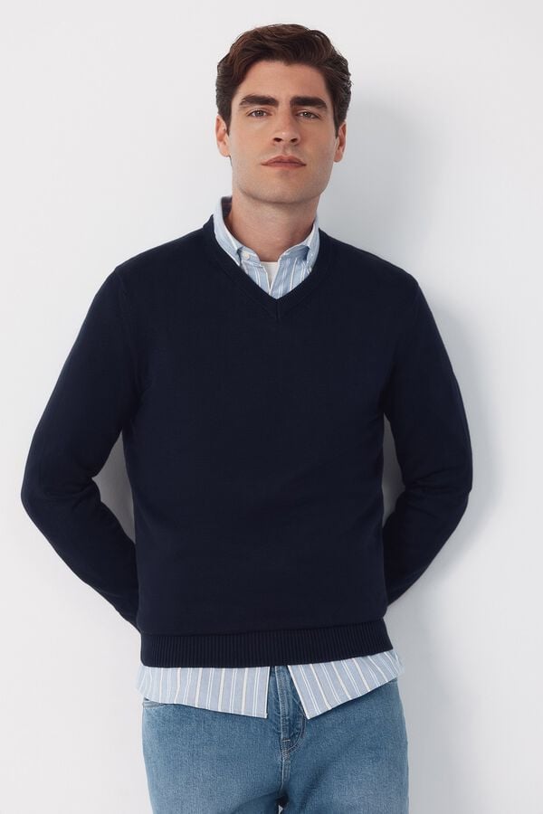 Jersey-Knit, jeans and gilet set