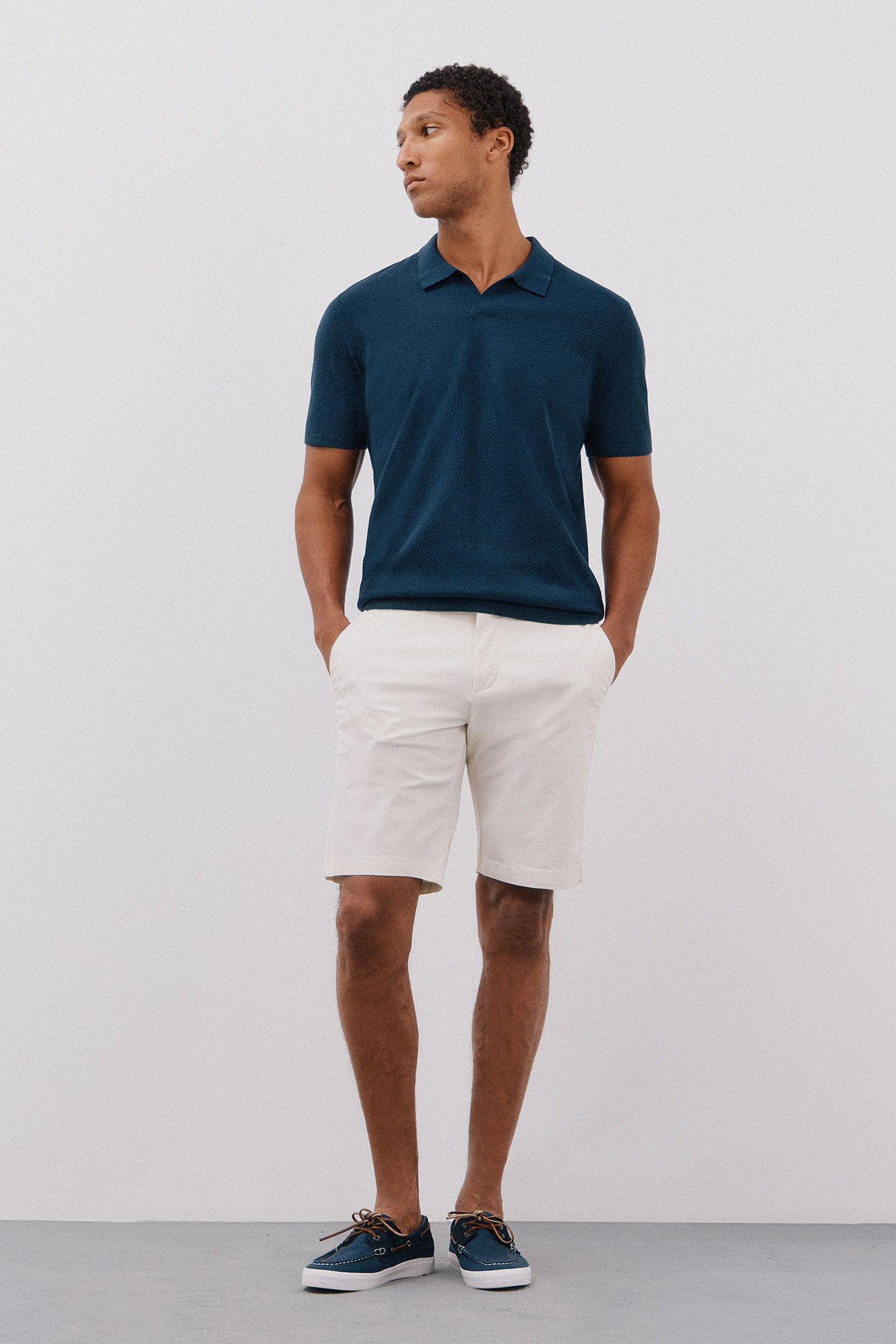 Conjunto de bermuda e camisa