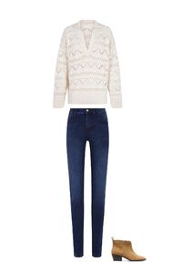 Jeans, boot and jumper set