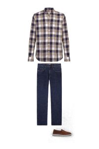 Jeans, shirt and loafer set