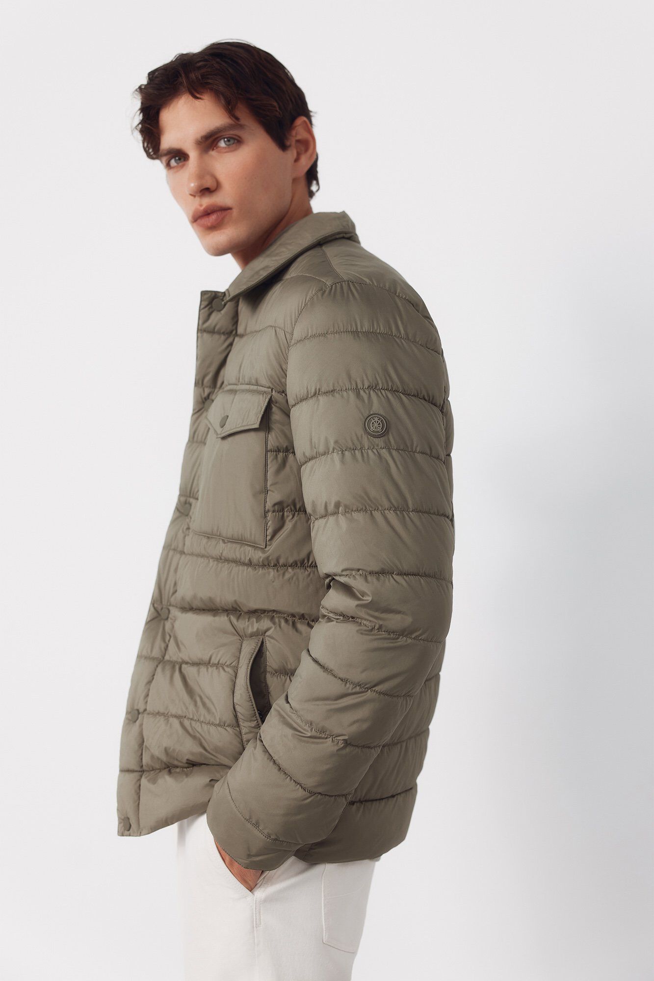 Overshirt, pockets and chinos set