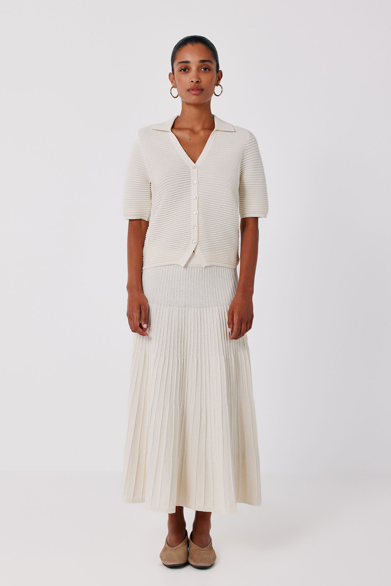 Jacket and skirt set