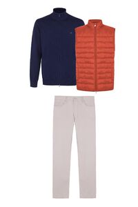 Cremallera, fit and gilet set