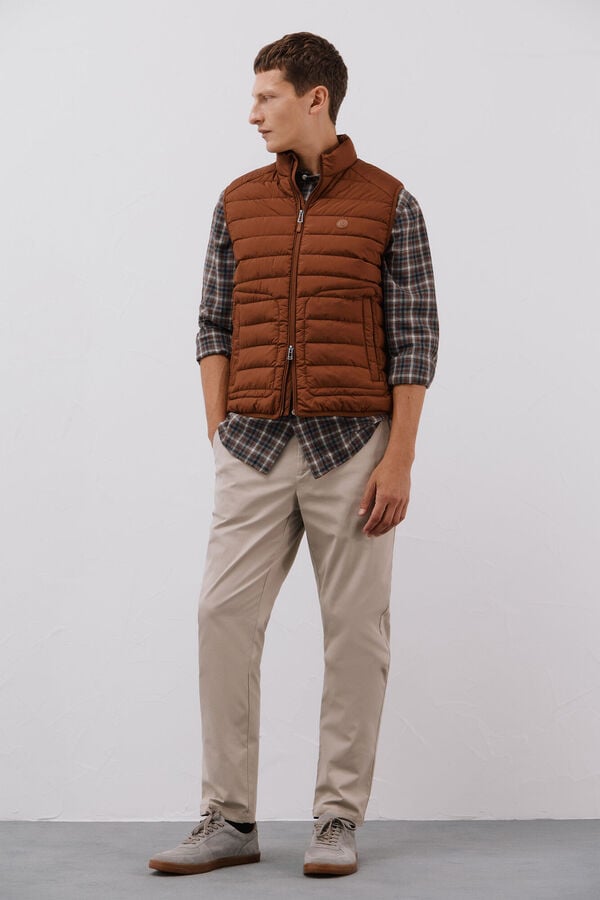 Shirt, chinos and gilet set