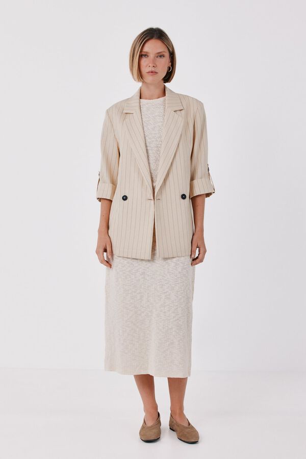 Conjunto de blazer e vestido