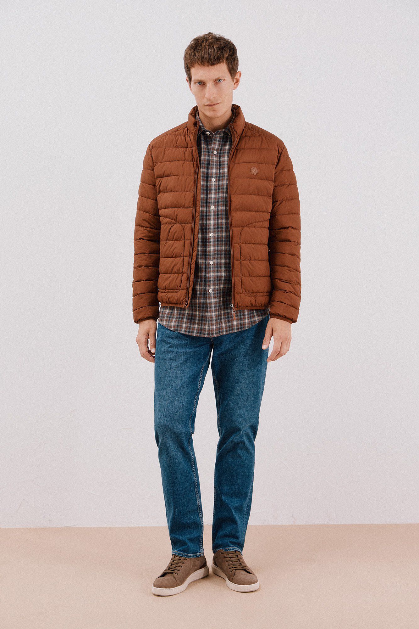 Jacket, shirt and jeans set