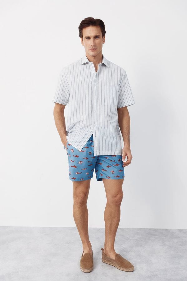 Swimwear and shirt set
