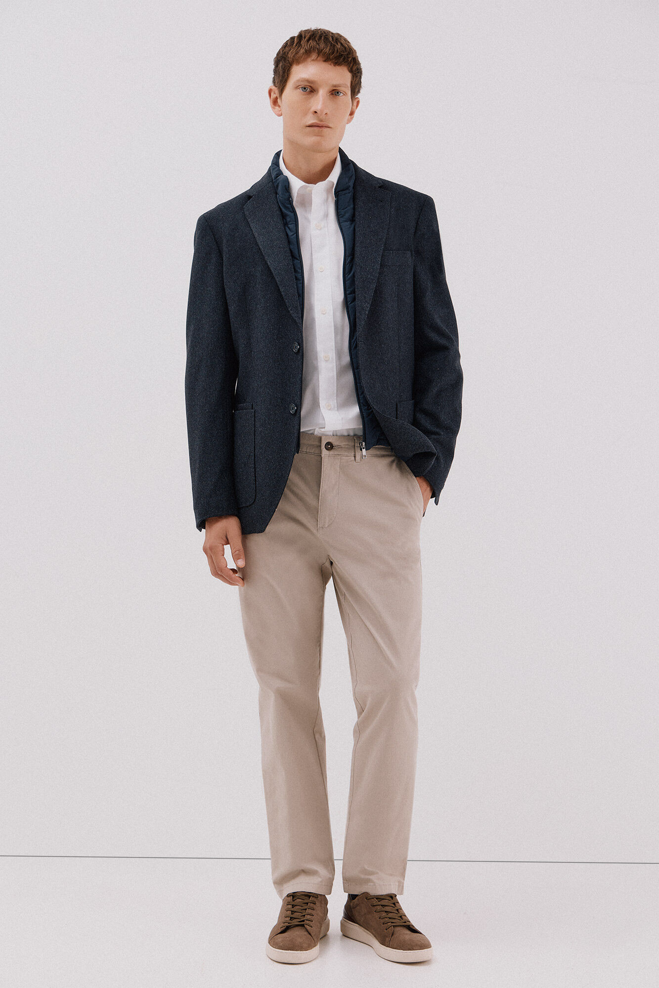 Lining and chinos set