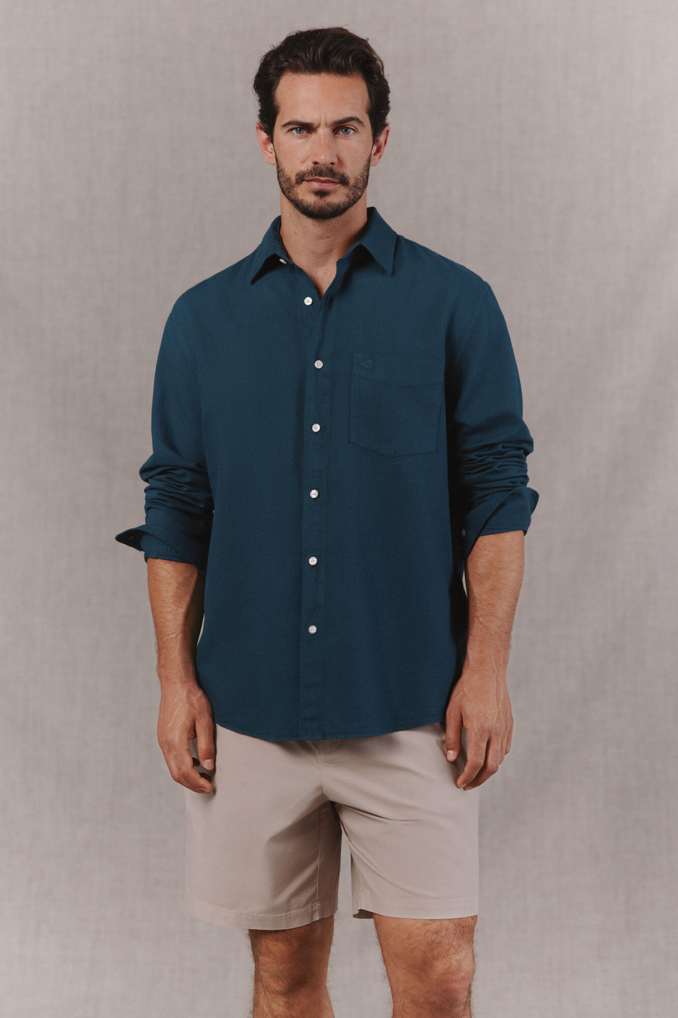 Conjunto de bermuda e camisa