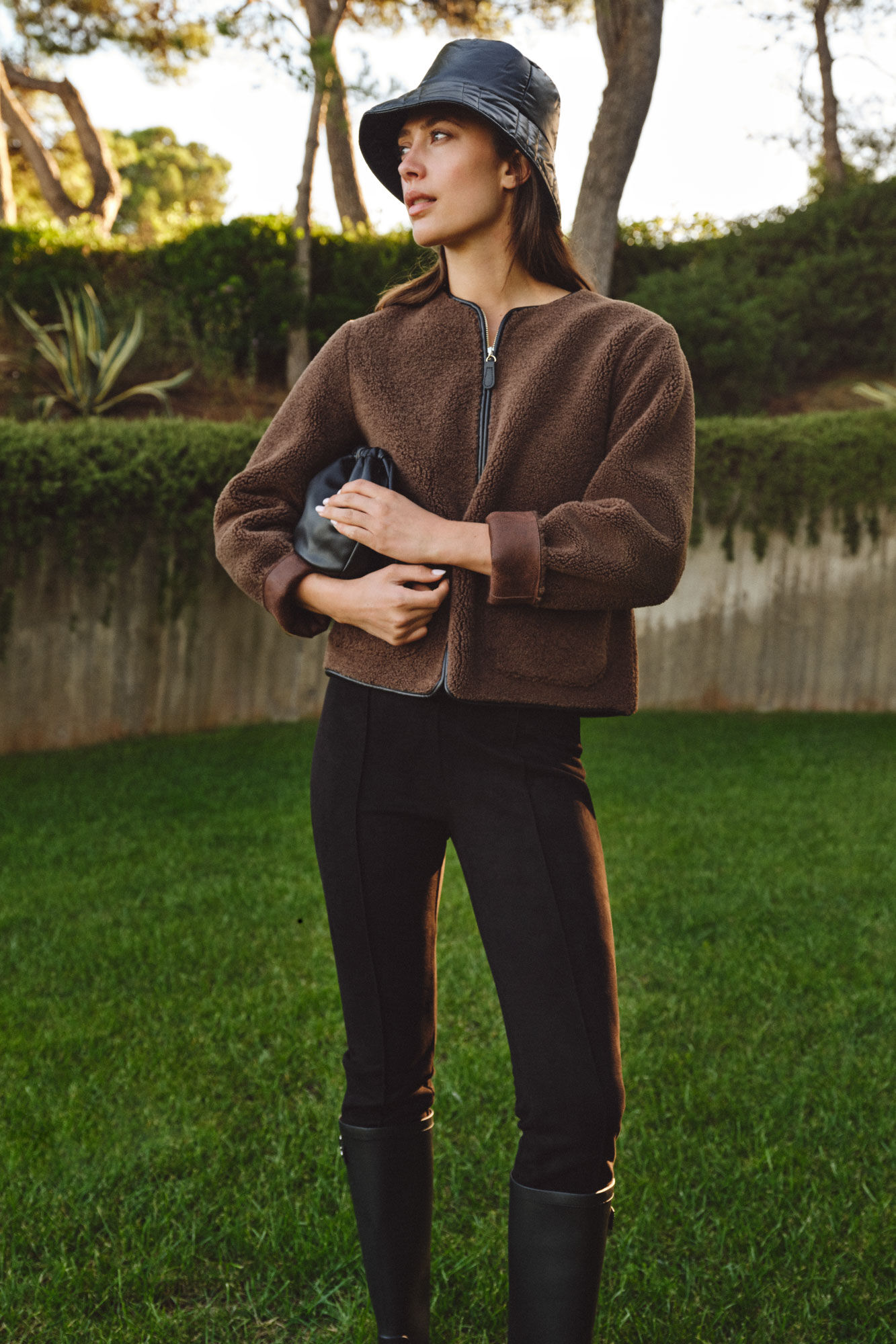 Boot, hat, sack, jacket and leggings set