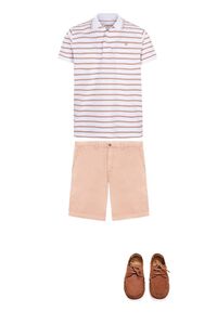 Loafers, tipping and shorts set