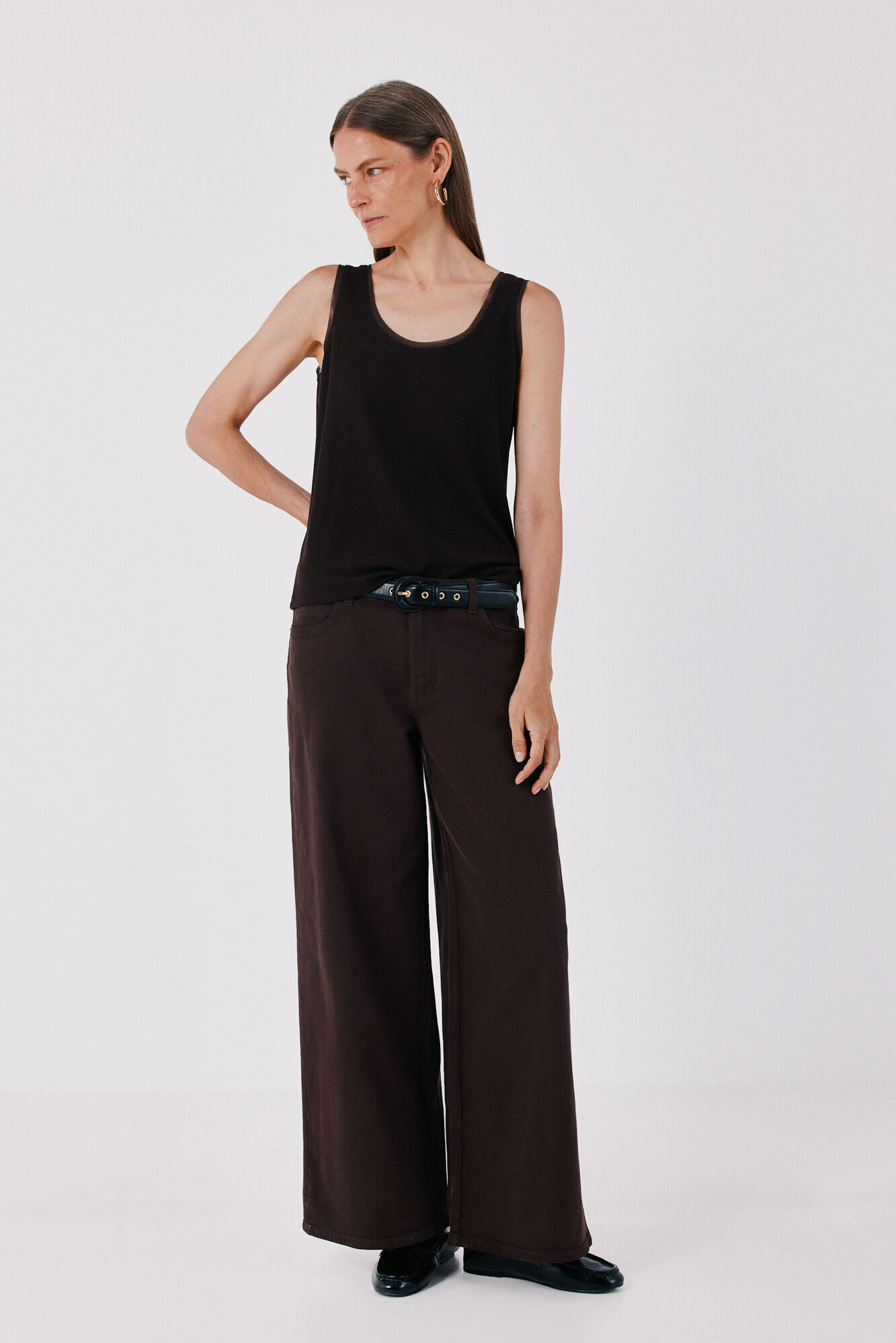 Conjunto de top e jeans