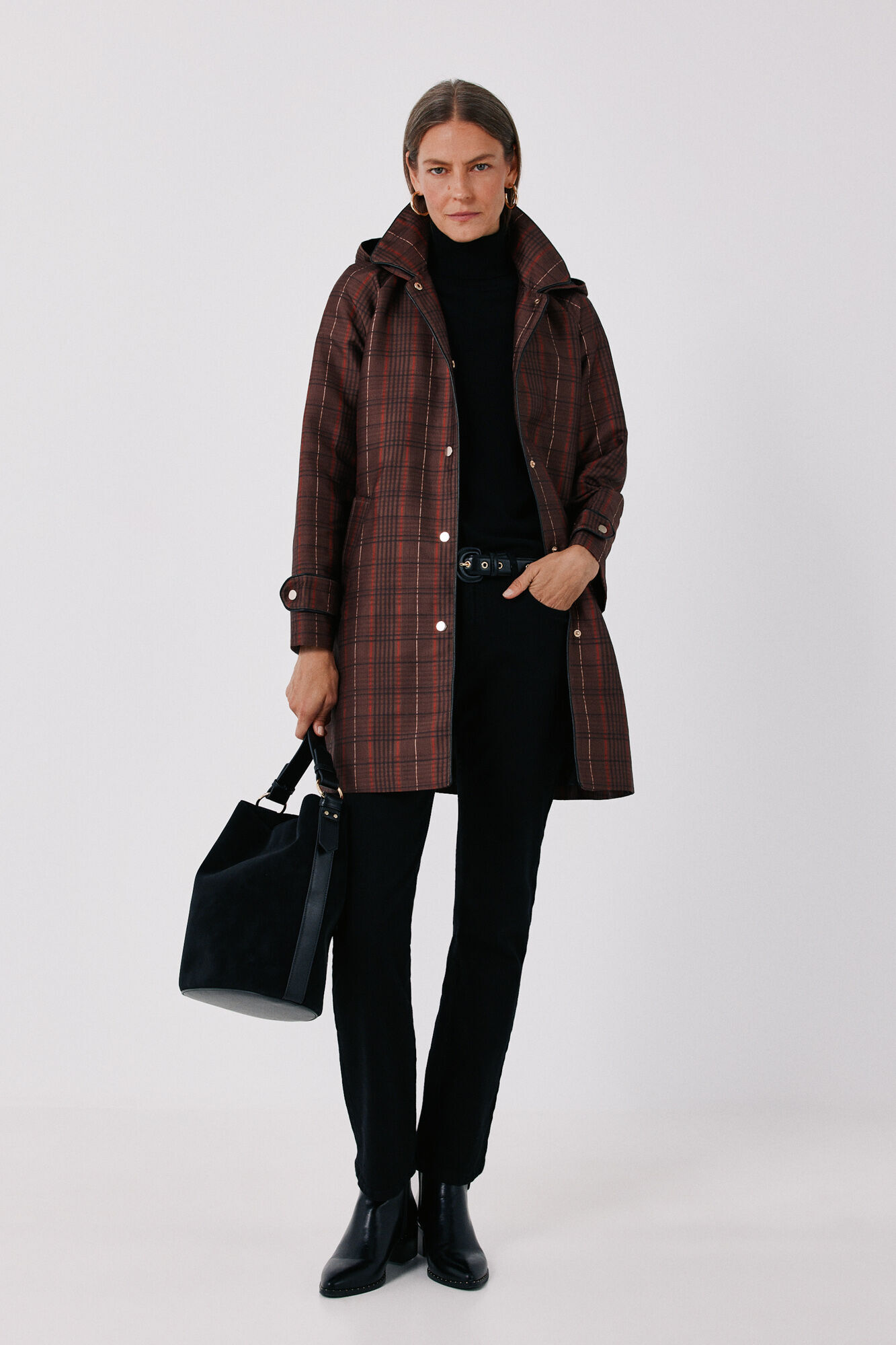 Trench and jumper set