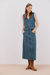 Skirt and vest set