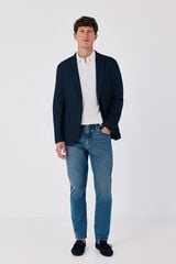 Jeans, blazer and shirt set