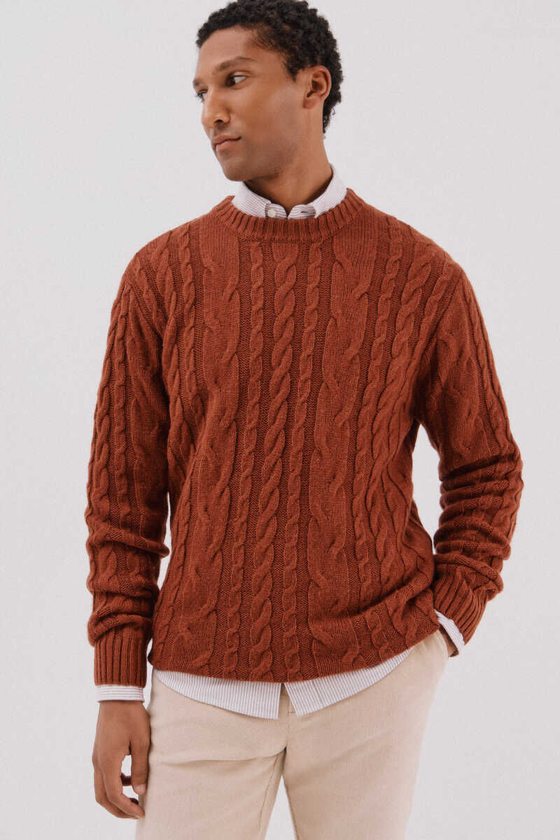 Sweater and chinos set