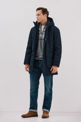 Parka, jeans and neck set