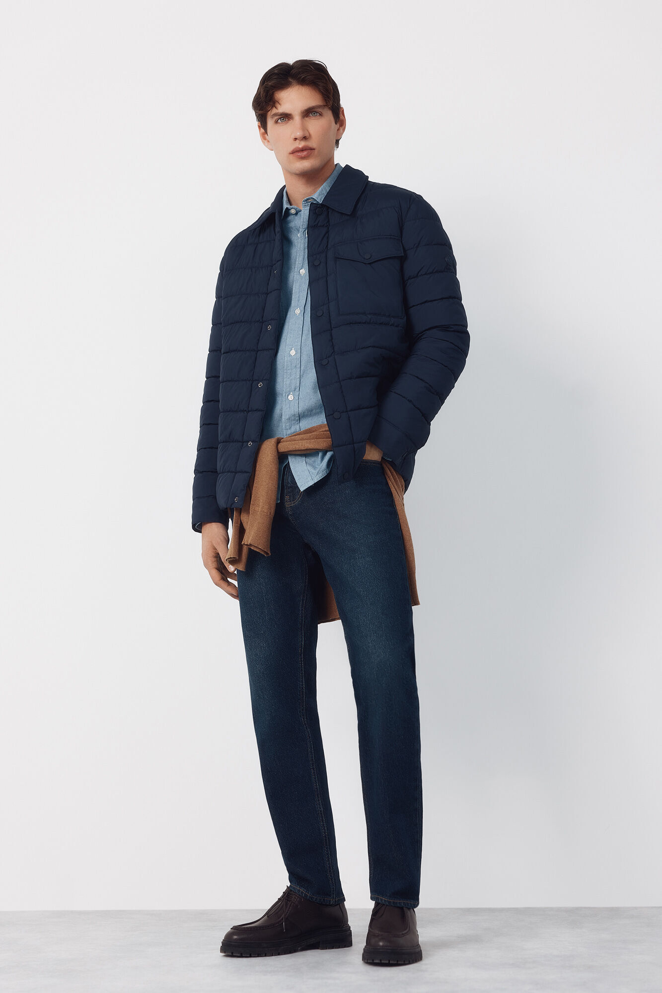 Overshirt and jeans set