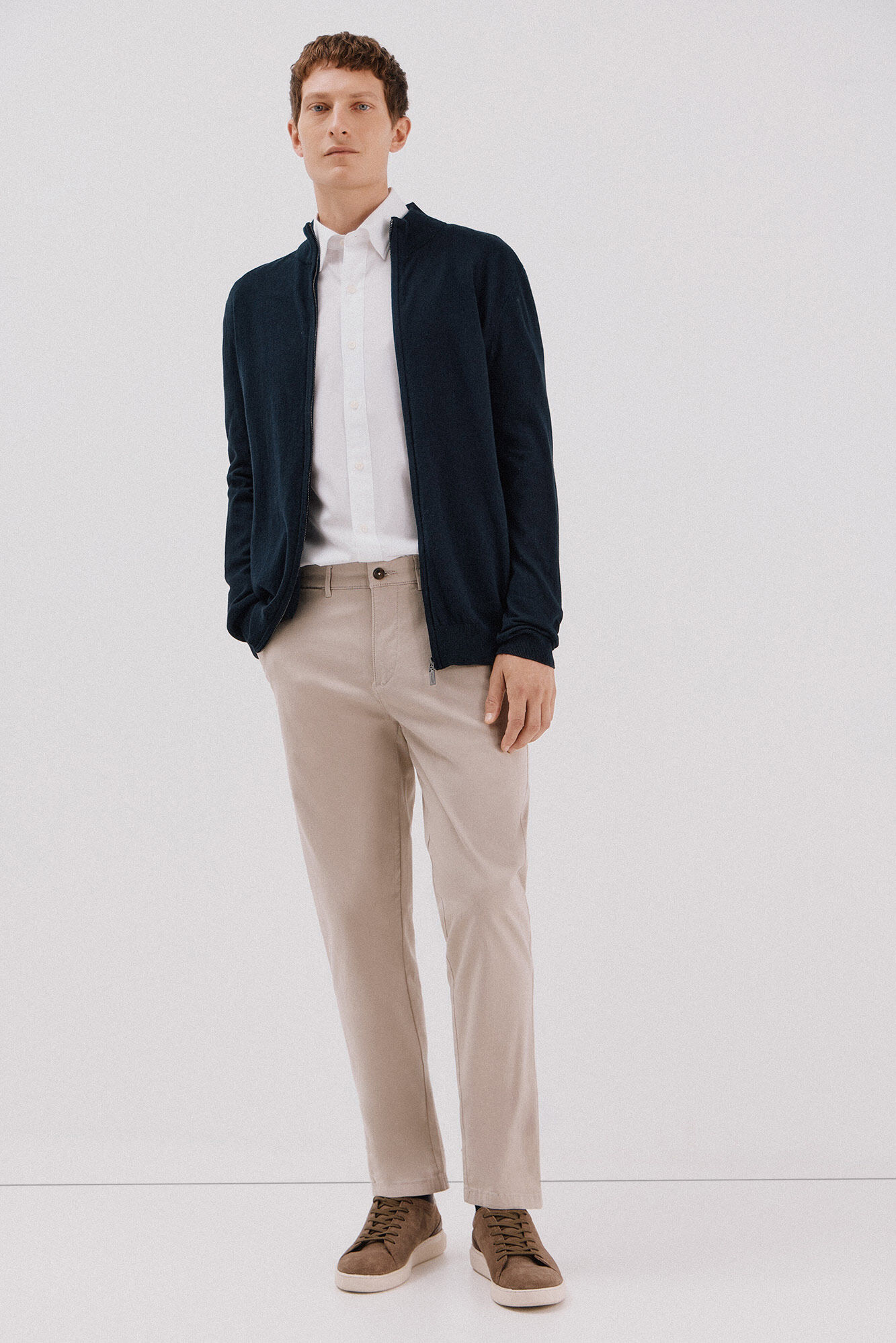 Cardigan and chinos set