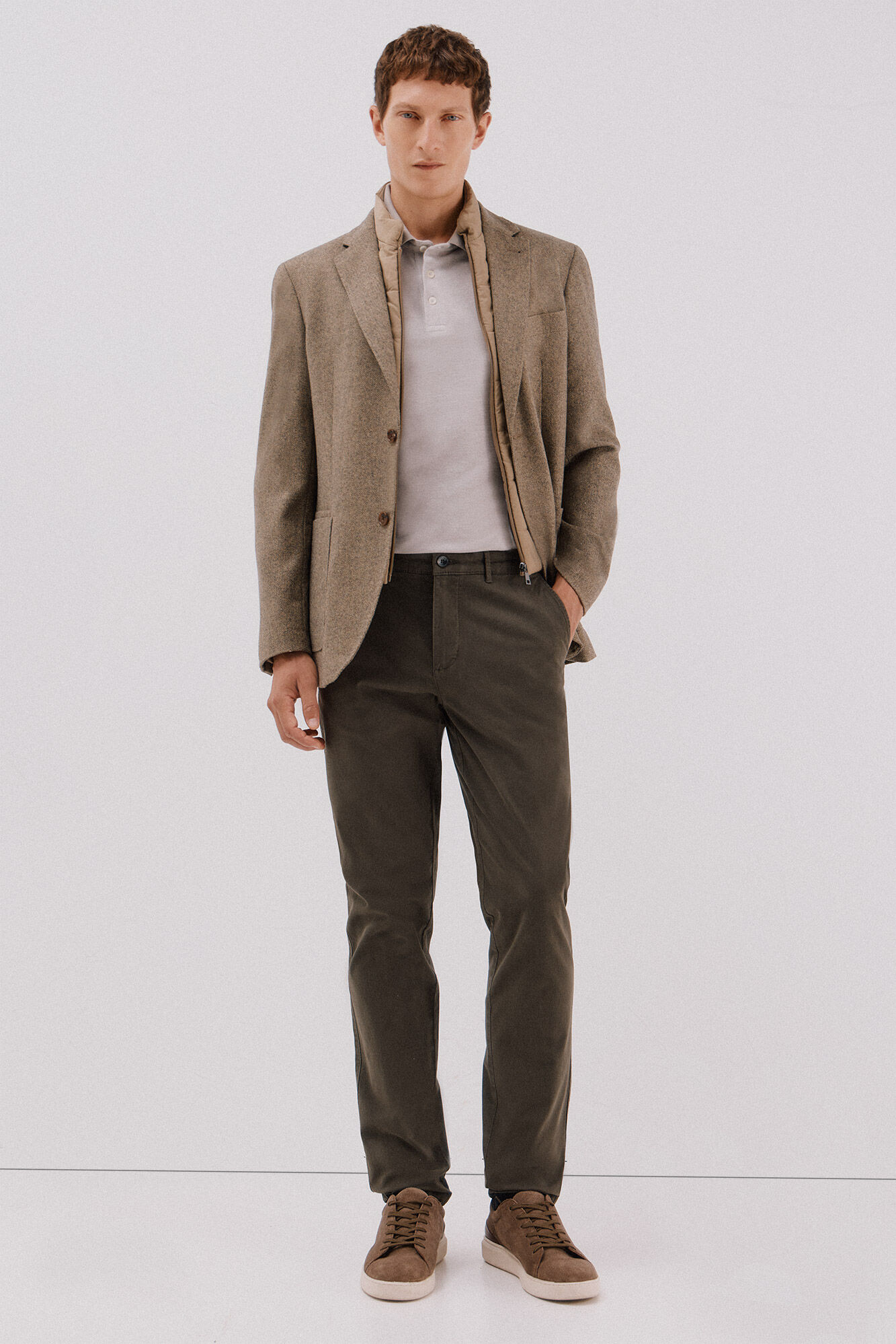 Lining and chinos set