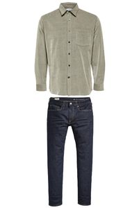 Jeans and overshirt set
