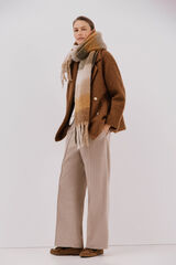 Pants, scarf and coat set