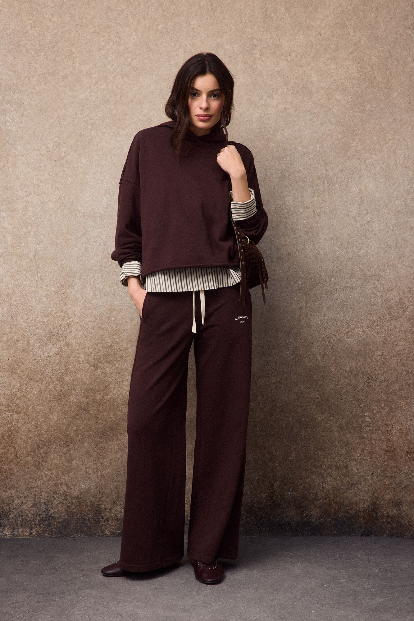 Conjunto de cal&ccedil;a e sweatshirt
