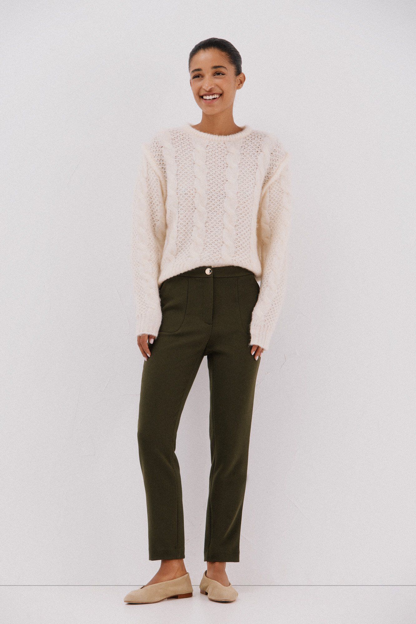 Pants and fabric set