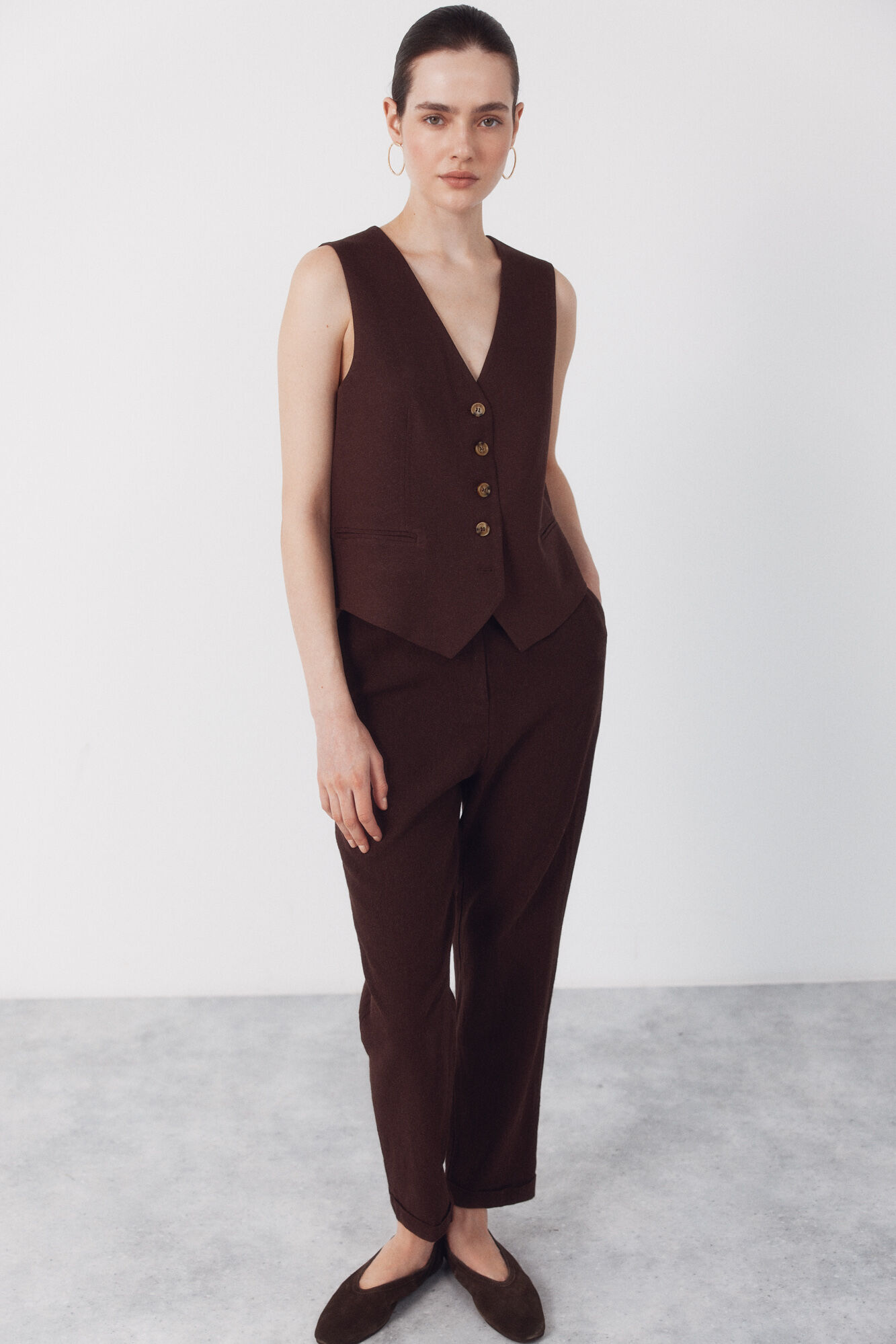 Trousers and waistcoat set